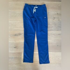 Figs Yola Skinny OG Winning Blue Scrub Pants Medium Tall